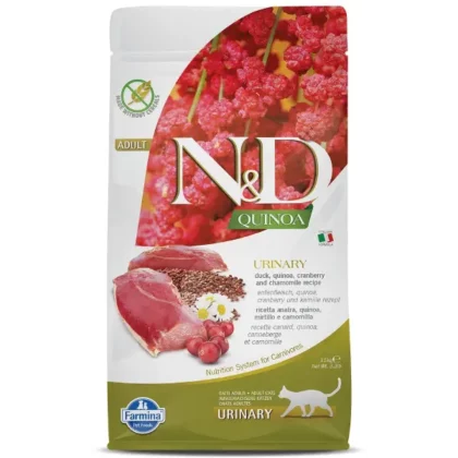 Farmina N&D Quinoa Duck Urinary Adult Dry Cat Food