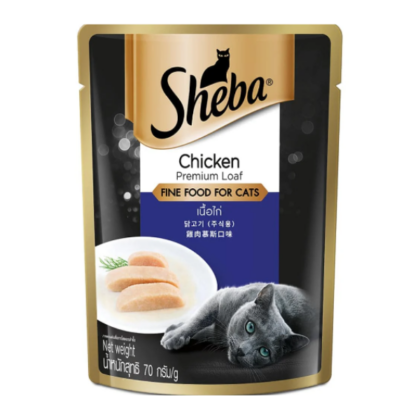 Sheba Rich Premium Chicken Loaf Wet Cat Food - 70g