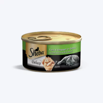 Sheba Deluxe Tuna White Meat & Snapper In Gravy Wet Cat Food