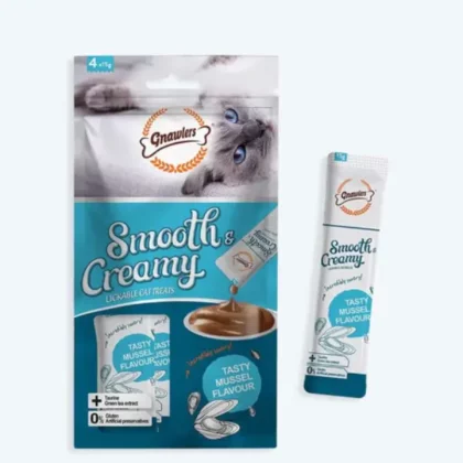 Gnawlers Creamy Mussel Cat Treat - 60g