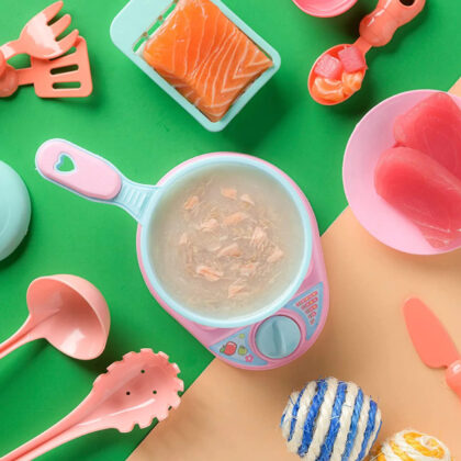 Moochie Creamy Broth With Tuna & Salmon Wet Cat Food - 40g