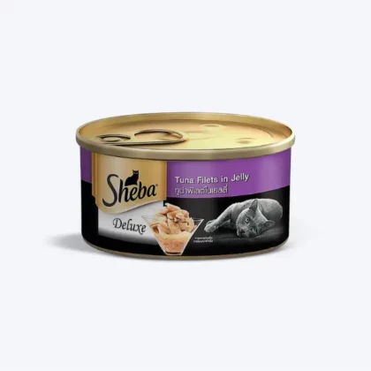 Sheba Deluxe Pure Tuna White Meat in Jelly Adult Wet Cat Food - 85g