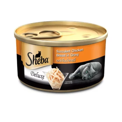 Sheba Deluxe Secculent Chicken Breast in Gravy Wet Cat Food - 85g
