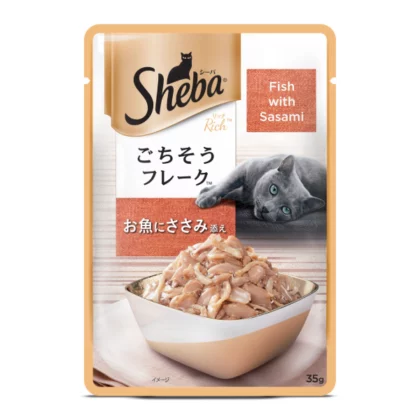 Sheba Premium Fish with Sasami Wet Cat Food - 35g