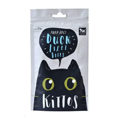 Kittos Duck Filet Bites Cat Treats – 35g