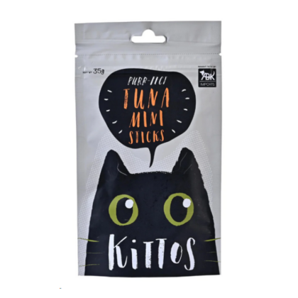 Kittos Tuna Mini Sticks Cat Treats - 35g