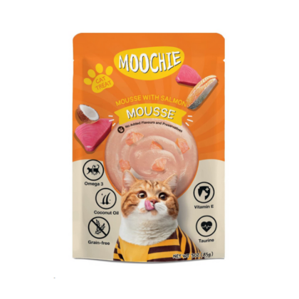 Moochie Mousse With Salmon Wet Cat Food – 85 g