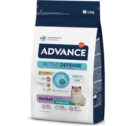 Advance Vet Sterilized Adult Hairball Dry Cat Food