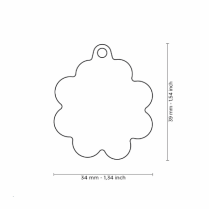 Big Daisy Name Tag