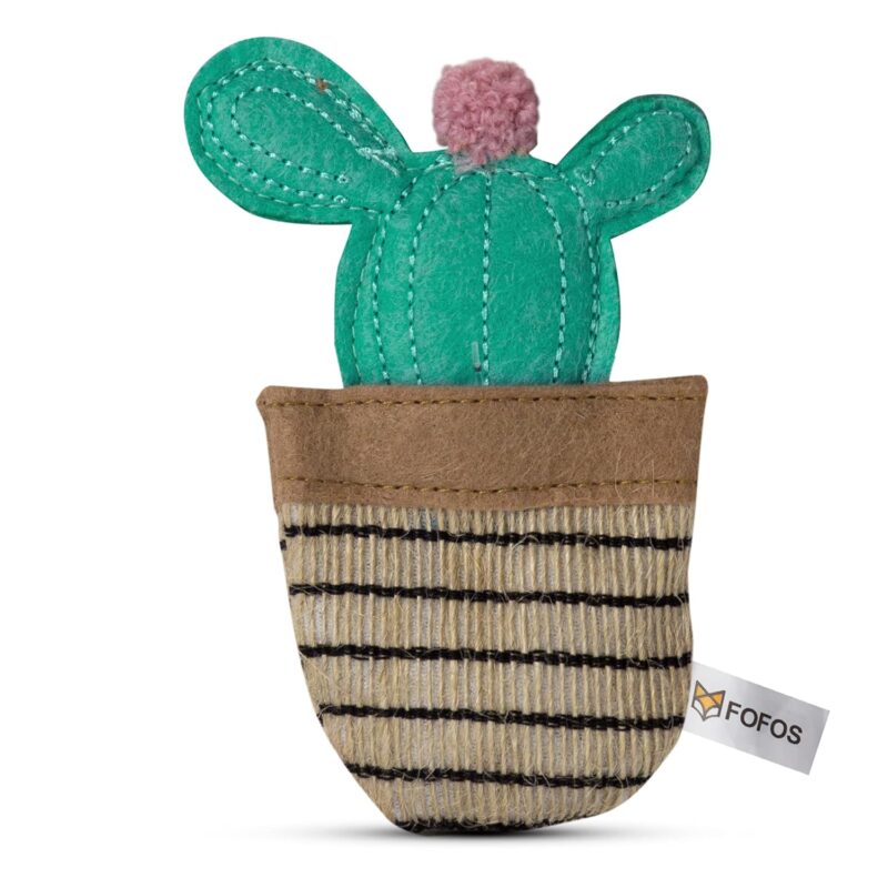 Barkbutler X Fofos Cactus Interactive Cat Toy - Assorted - Image 4