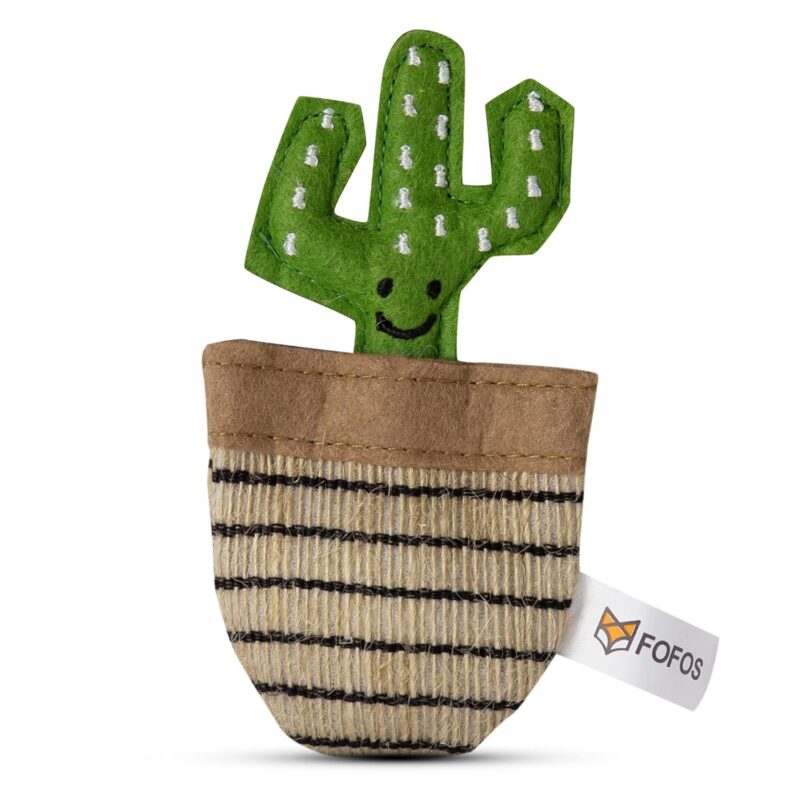 Barkbutler X Fofos Cactus Interactive Cat Toy - Assorted - Image 3
