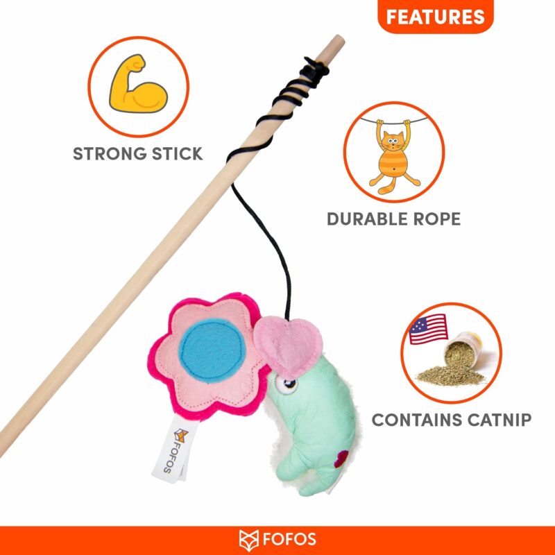 Barkbutler X Fofos Magnet Garden Teaser Cat Toy - Image 3
