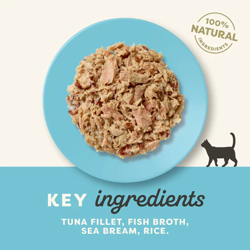 Applaws Tuna Fillet with Sea Bream Wet Cat Food - 70g - Image 3