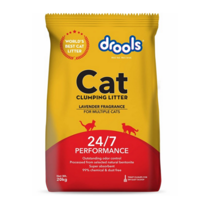 Drools Lavender Scented Clumping Cat Litter