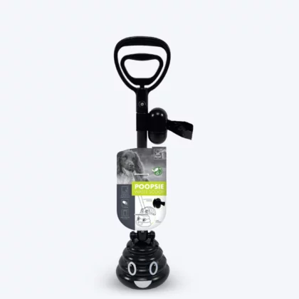 M-Pets Poopsie Waste Scooper for Pets - Black