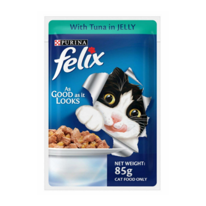 Purina Felix Tuna in Jelly Adult Wet Cat Food – 85 g