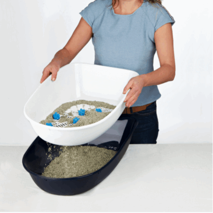 Trixie Berto Litter Tray - Dark Grey