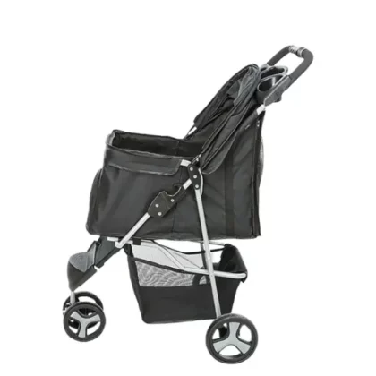 Trixie Buggy/Stroller For Cats - Black