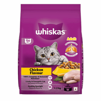Whiskas Chicken Flavour Adult (+1 year) Dry Cat Food