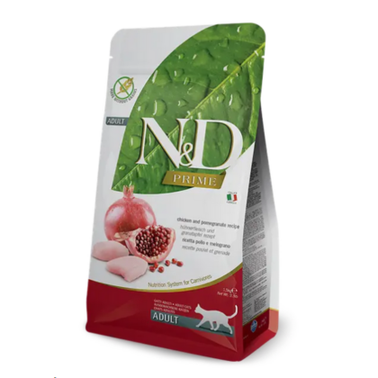 Farmina N&D Prime Grain Free Chicken & Pomegranate Adult Dry Cat Food