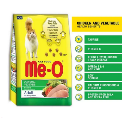 Me O Chicken & Vegetable Adult Dry Cat Food