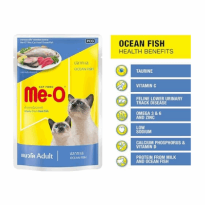 Me O Ocean Fish Adult Wet Cat Food – 80g