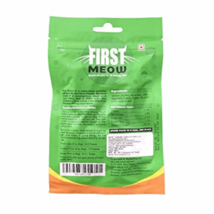 First Meow Salmon Dice Jerky Cat Treat - 40g