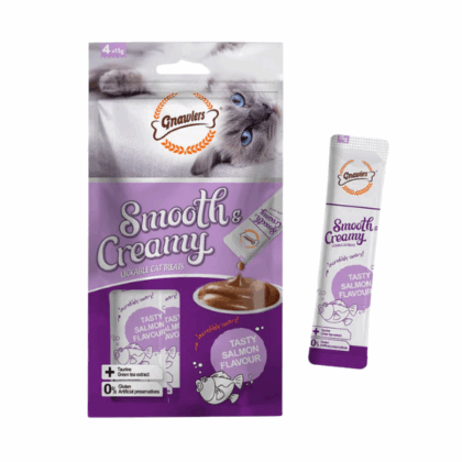 Gnawlers Creamy Salmon Cat Treat - 60g