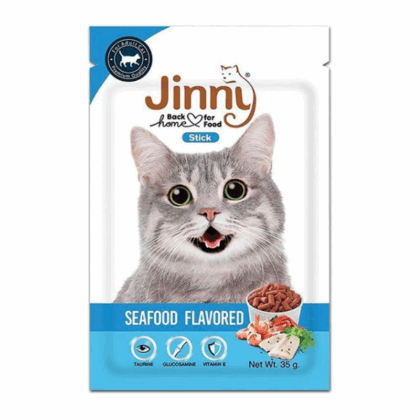 JerHigh Jinny Sea Food Flavour Cat Treats - 35g