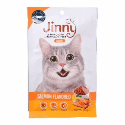 JerHigh Jinny Salmon Flavour Cat Treats - 35g