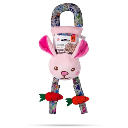 Barkbutler x Fofos Blocky Meow Door Hanger Rabbit Cat Toy