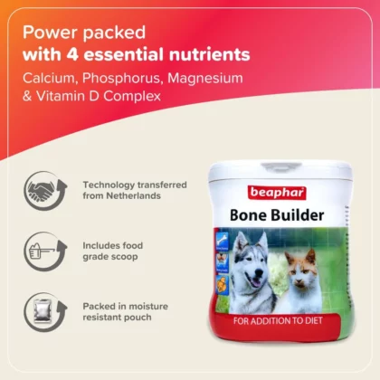 Beaphar Bone Builder Cat Supplement - 400g