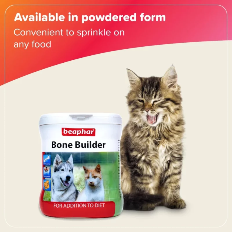 Beaphar Bone Builder Cat Supplement - 400g